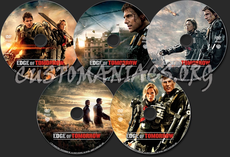 Edge of Tomorrow dvd label