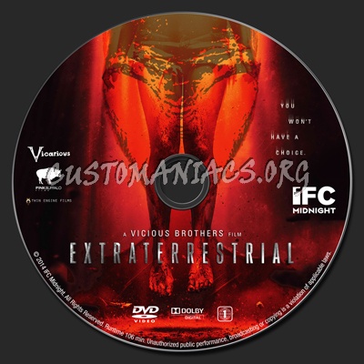 Extraterrestrial dvd label