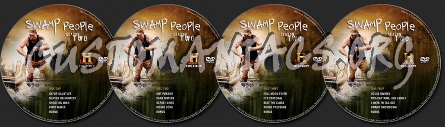 Swamp People Season 2 dvd label