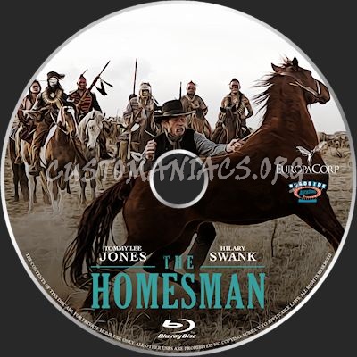 The Homesman blu-ray label