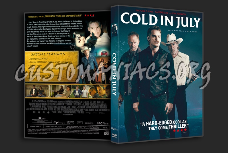 Cold In July dvd cover
