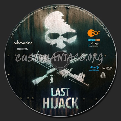 Last Hijack blu-ray label