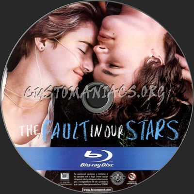 The Fault in our Stars blu-ray label