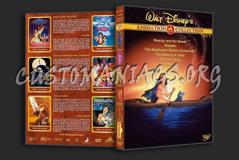 Walt Disneys Classic Animation Collection Set 5 Dvd Cover Dvd Covers And Labels By 5410