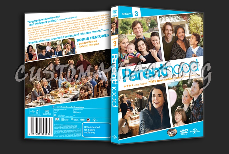 Parenthood Season 3 dvd cover