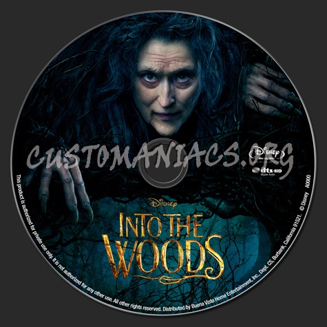 Into the Woods blu-ray label