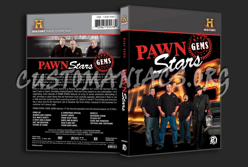 Pawn Stars Gems dvd cover