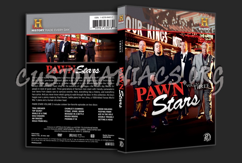 Pawn Stars Season 3 dvd cover