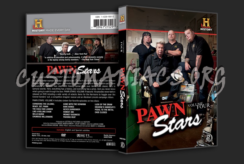 Pawn Stars Season 4 dvd cover