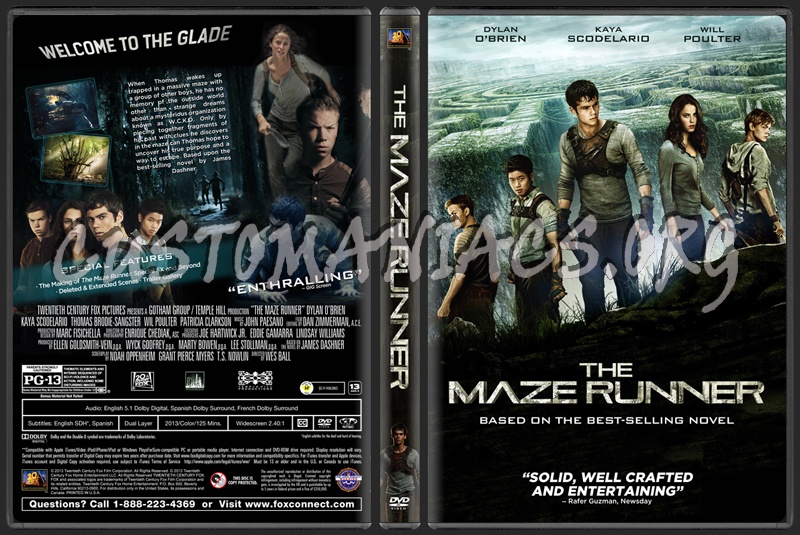 The Maze Runner dvd cover