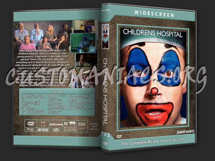 Childrens Hospital Season 1 & 2 dvd cover