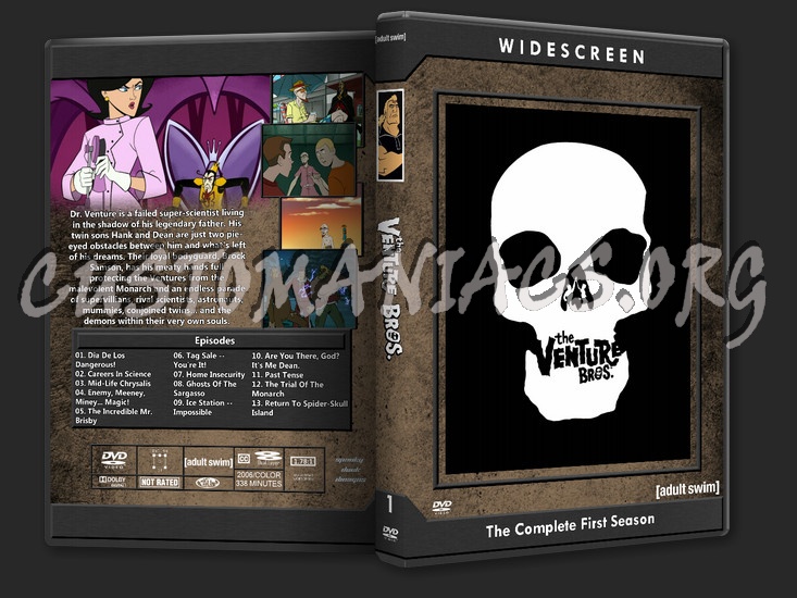 The Venture Brothers Season One dvd cover