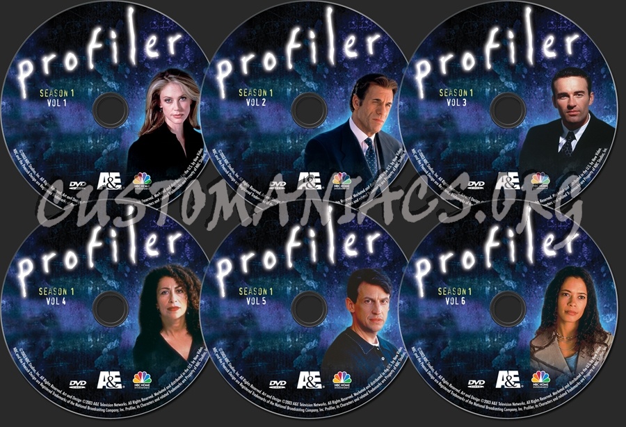 Profiler Season 1 dvd label