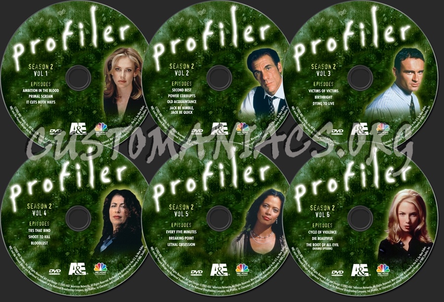 Profiler Season 2 dvd label