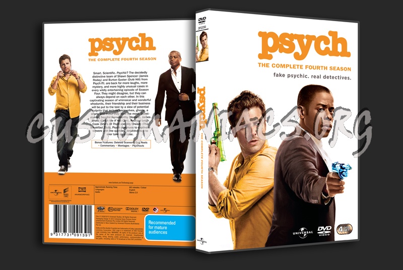 Psych Season 4 dvd cover