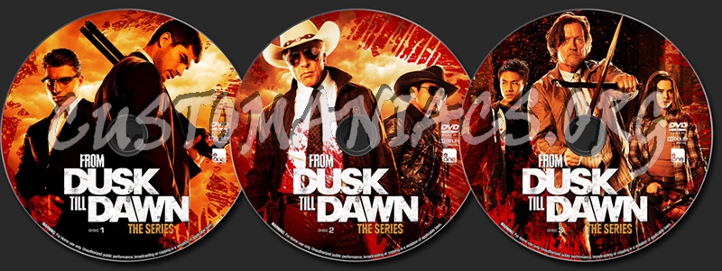 From Dusk Till Dawn: The Series dvd label