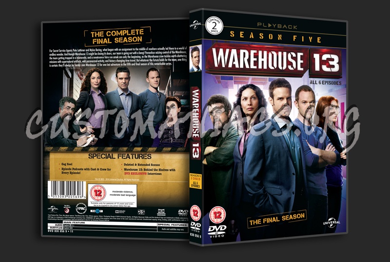 Warehouse 13 Season 5 dvd cover