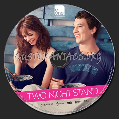 Two Night Stand dvd label