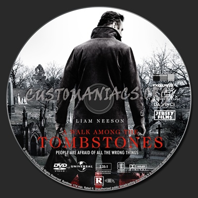 A Walk Among the Tombstones dvd label