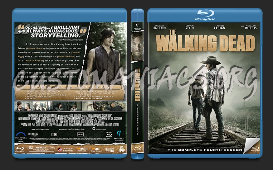 The Walking Dead Season Four blu-ray cover