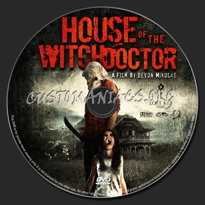 House of the Withchdoctor dvd label