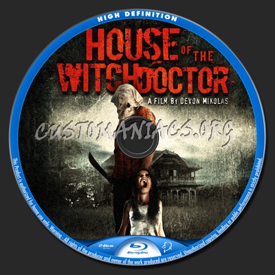 House of the Witchdoctor blu-ray label