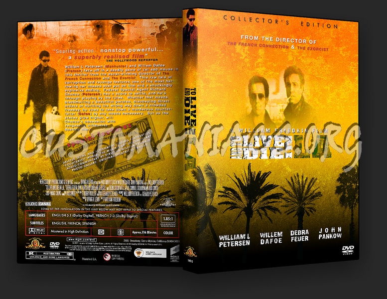 To Live and Die In L.A. dvd cover