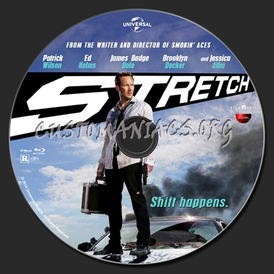 Stretch (2014) blu-ray label