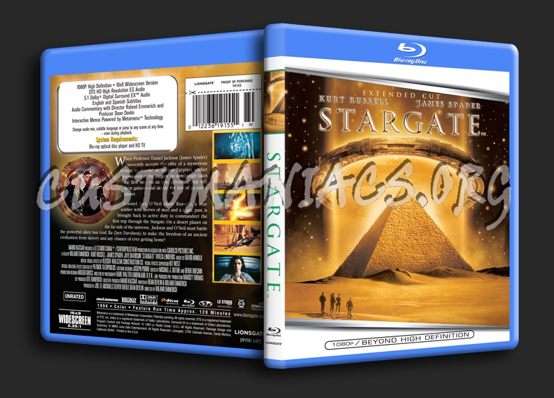 Stargate blu-ray cover