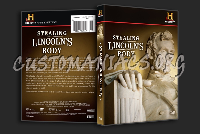 Stealing Lincoln's Body dvd cover