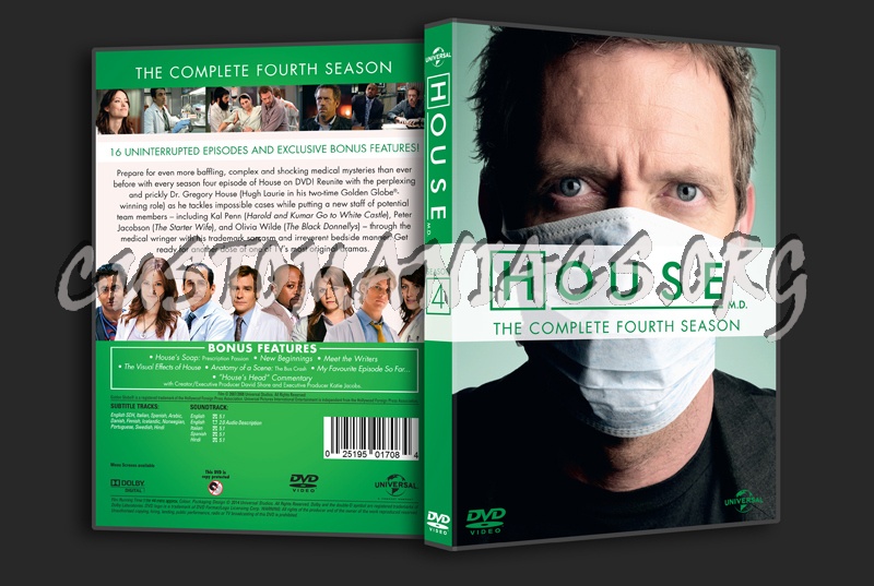 House MD Season 4 dvd cover