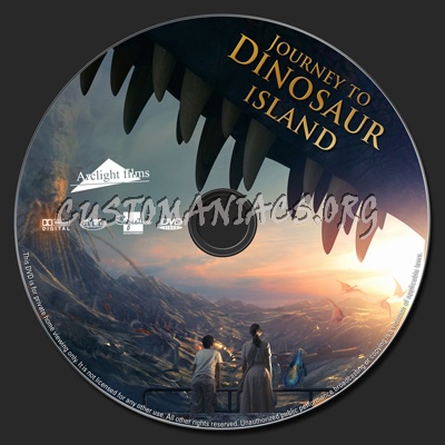 Journey to dinosaur island dvd label