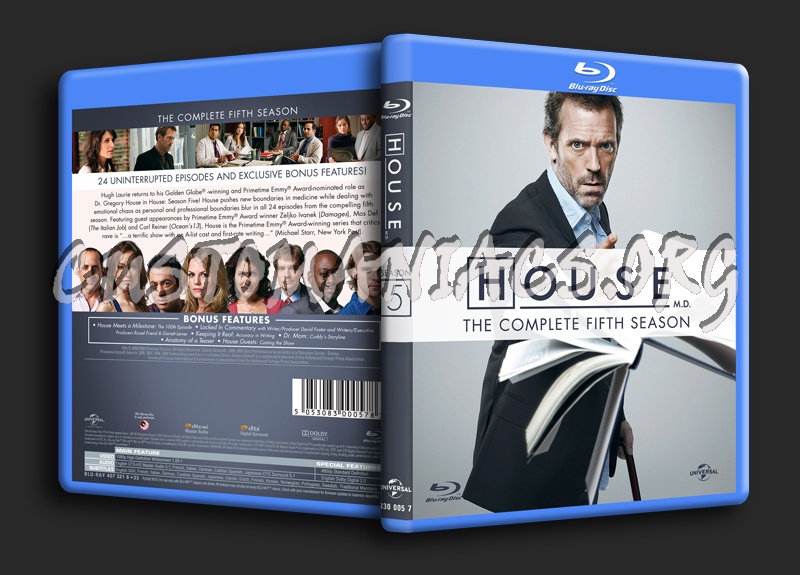 House MD Season 5 blu-ray cover