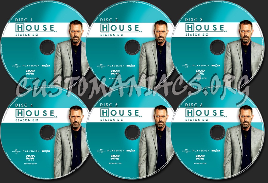 House MD Season 6 dvd label - DVD Covers & Labels by Customaniacs, id ...