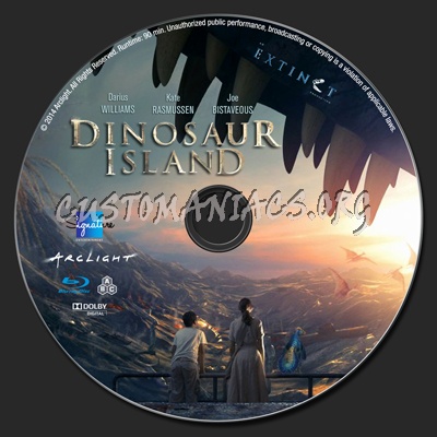 Dinosaur Island blu-ray label