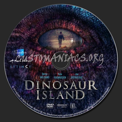 Dinosaur Island dvd label