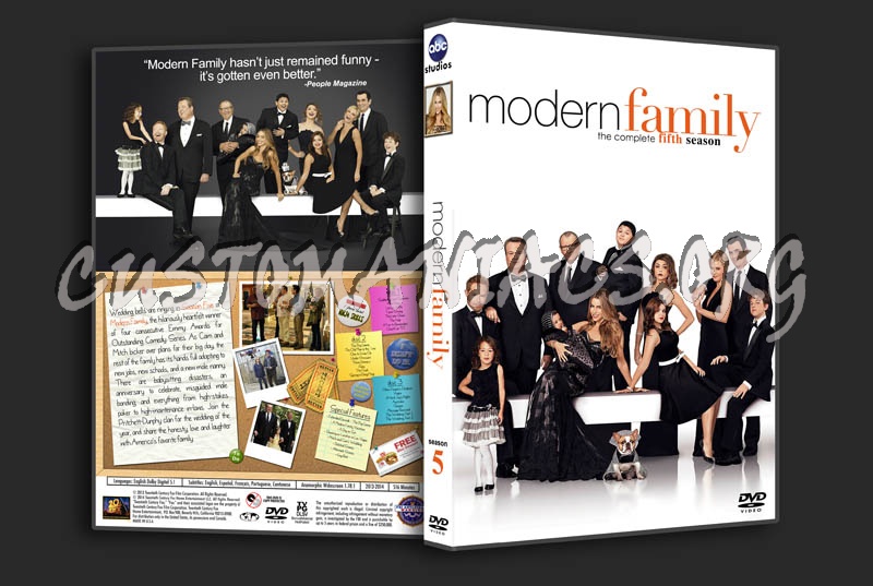 Mofern Family - Season 5 dvd cover