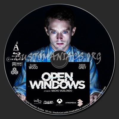 Open Windows blu-ray label