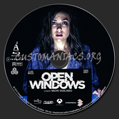 Open Windows blu-ray label