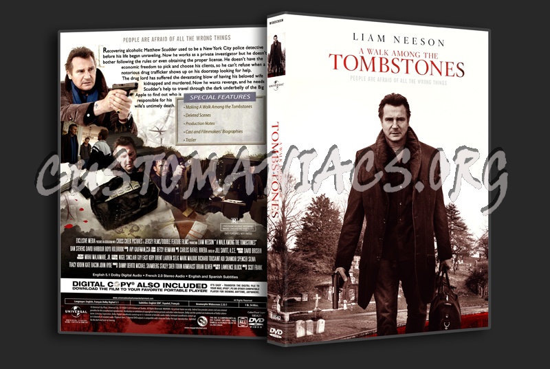 A Walk Among the Tombstones dvd cover