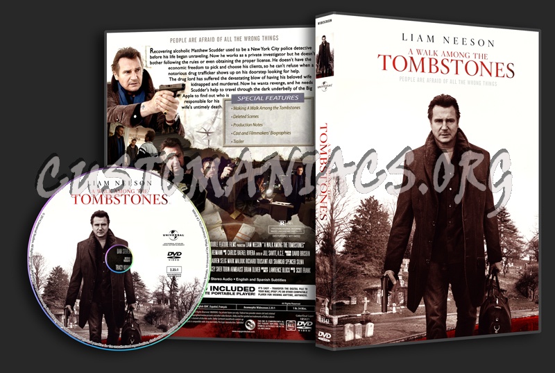 A Walk Among the Tombstones dvd cover