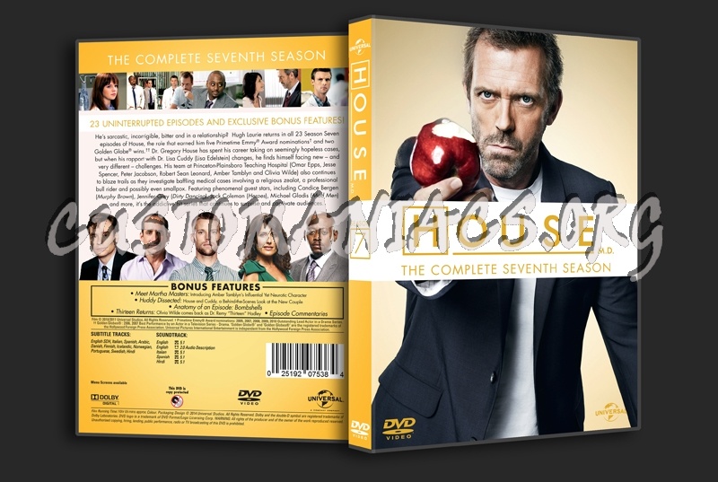 House MD Season 7 dvd cover