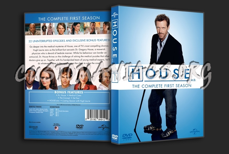 House MD Season 1 dvd cover