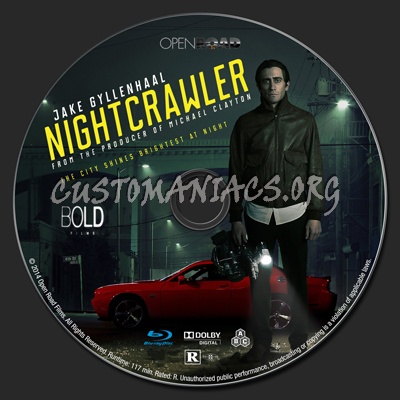 Nightcrawler blu-ray label