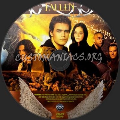 Fallen dvd label