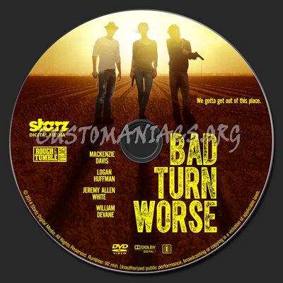 Bad Turn Worse dvd label