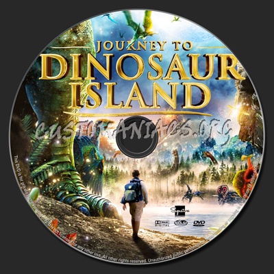 Journey to Dinosaur Island dvd label