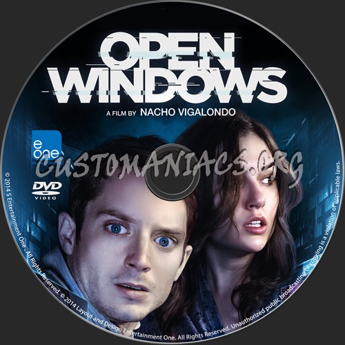 Open Windows dvd label