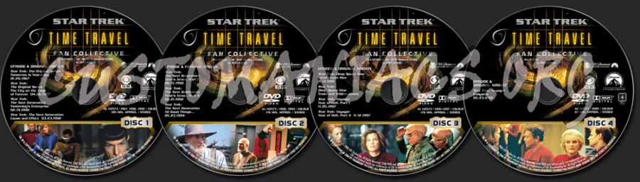Star Trek Fan Collective: Time Travel dvd label