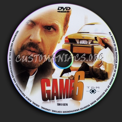 Game 6 dvd label